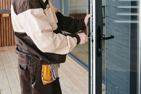 Cleaning And Polishing Glass Door Installation in Stuart, FL